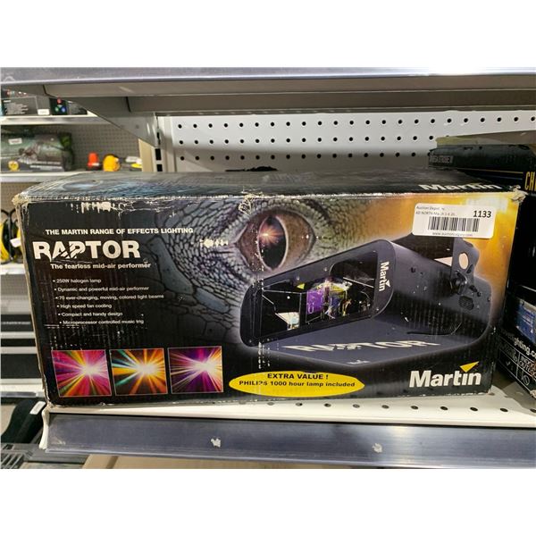 RAPTOR Martin Range of Effects Lighting