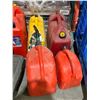 Image 1 : Lot of 4 Assorted Gas Cans