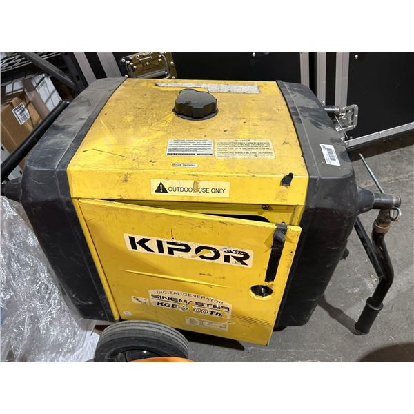 Kipor KGE6000THi 6000 Watt Generator Inverter with Electric Start