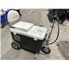 Image 3 : Cruzin Cooler Electric Cooler Scooter with Folding Padded Seat - Black