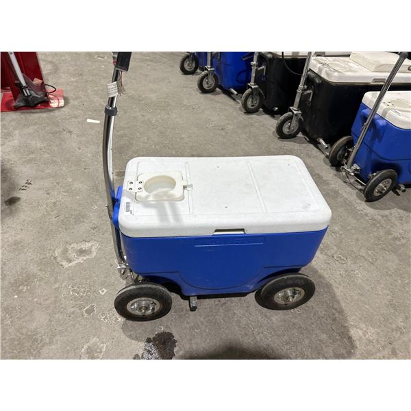 Cruzin Cooler Foot Powered Cooler Scooter - Blue