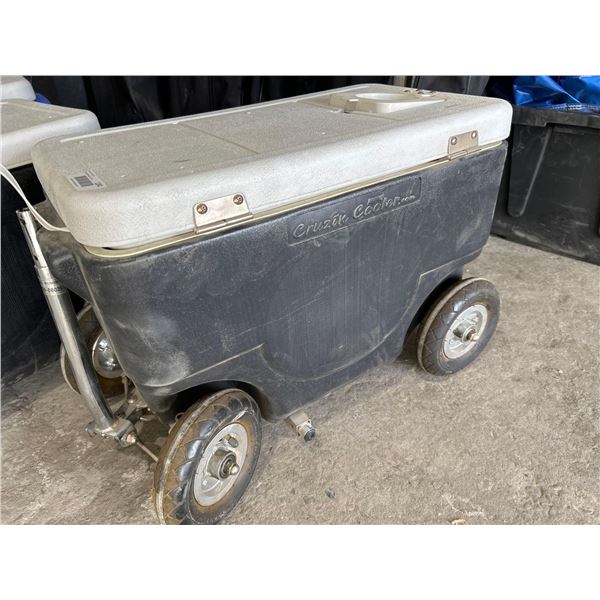 Cruzin Cooler Foot Powered Cooler Scooter - Black