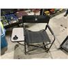 Image 1 : Outbound - Black - Folding Directors Chair with Table
