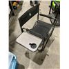 Image 2 : Outbound - Black - Folding Directors Chair with Table