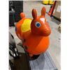 Image 3 : Rody Max Orange - Ride On Bounce Toy - Holds up to 300 lbs and made of  super strong latex free viny