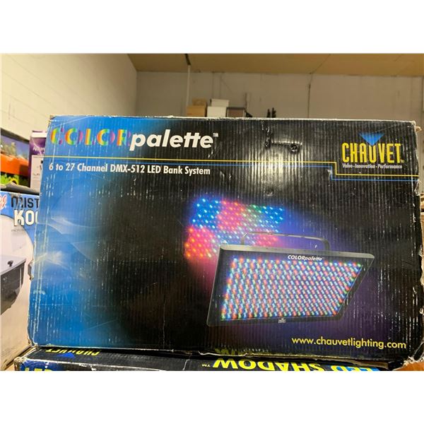 Chauvet Color Palette 6-27 Channel DMX-512 LED Bank System