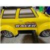 Image 2 : Kid Motorz Mini Racer - Yellow 24-Volt Battery-Powered Ride-On with Helmet