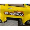 Image 2 : Kid Motorz Mini Racer - Yellow 24-Volt Battery-Powered Ride-On with Helmet