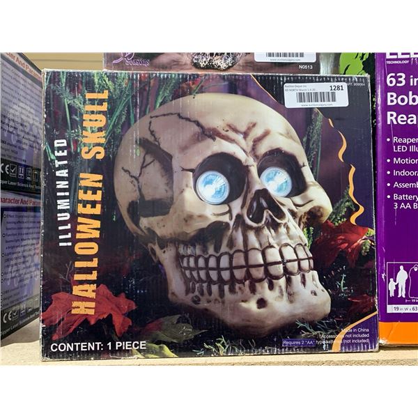 Iluuminated Halloween Skull