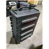 Image 5 : Hard Shell Wheeled Travel Case with Handle - No Keys, Unlocked