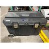 Image 1 : Stanley Hard Shell Wheeled Cary Case - No Keys - Unlocked