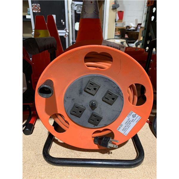 Extension Cord  with Spool & 4 Outlets