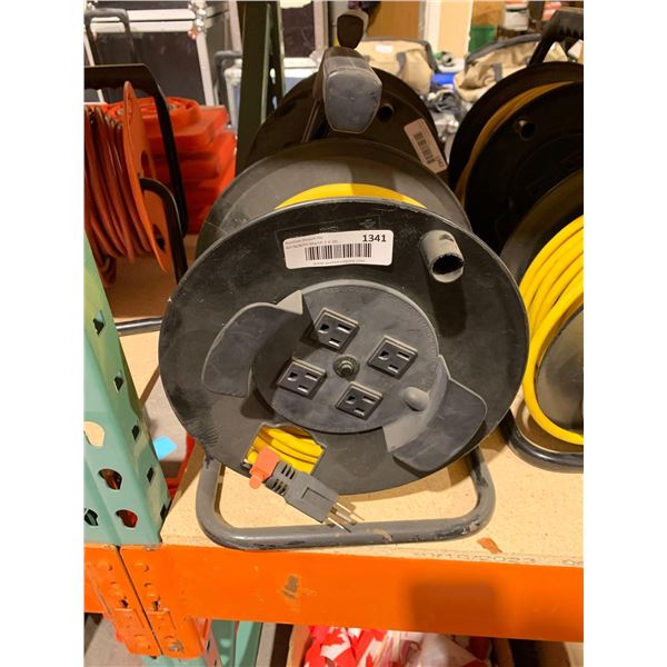 Extension Cord with Spool & 4 Outlets