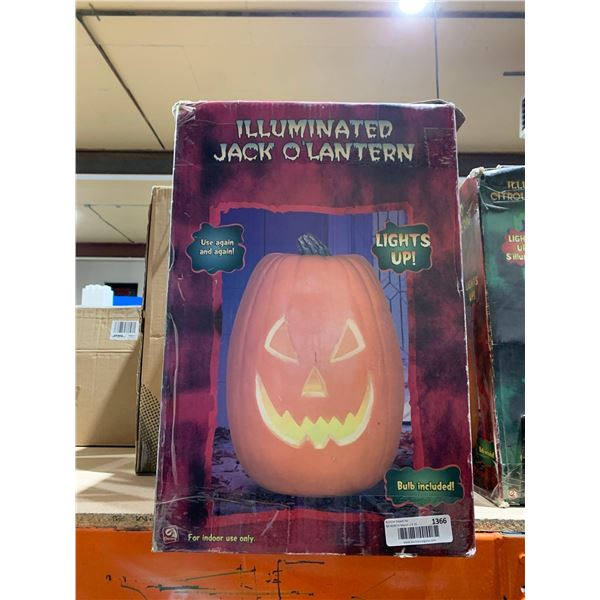 Illuminated Jack-O-Lantern