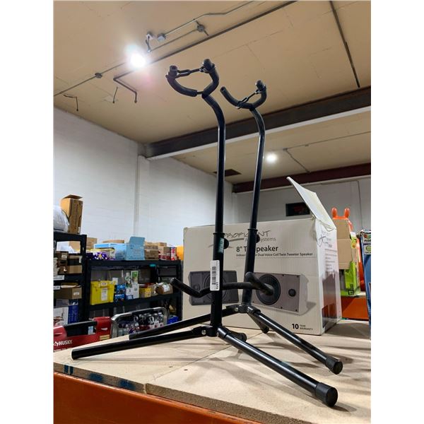 Lot of 2 Folding Guitar Stands