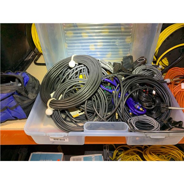 Lot of Assorted Audio/Video Cables