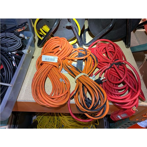 Lot of 3 Extension Cords