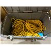 Image 1 : Bin of assorted Extension Cords