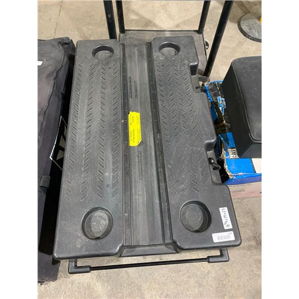 Heavy Duty Jobsite Wheeled Box full of Assorted Halloween Decorations