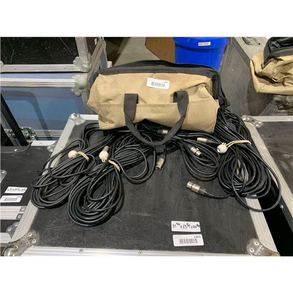 Bag of Assorted Audio/Video Cables