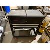 Image 1 : Torin Rolling Garage Workshop Tool Organizer: 2 Drawer Tool Chest Tray with Top Work Surface and Sto