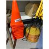 Image 1 : Lot of Misc Cone Pylons and Small Plastic Disc Cones Mini Round Pylons