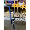 Image 2 : Lot of 6 Tent Spikes with Loop Tie Downs And 2 40" Tent Spikes and 2 Sledge Hammers