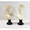 Image 1 : VINTAGE BUSTS APPROX. 9" H 