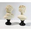 Image 2 : VINTAGE BUSTS APPROX. 9" H 