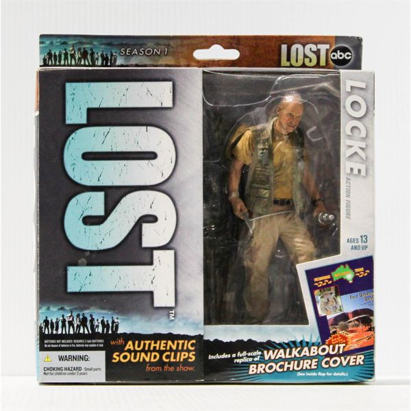 LOST LOCKE ACTION FIGURE W/ SOUND CLIPS