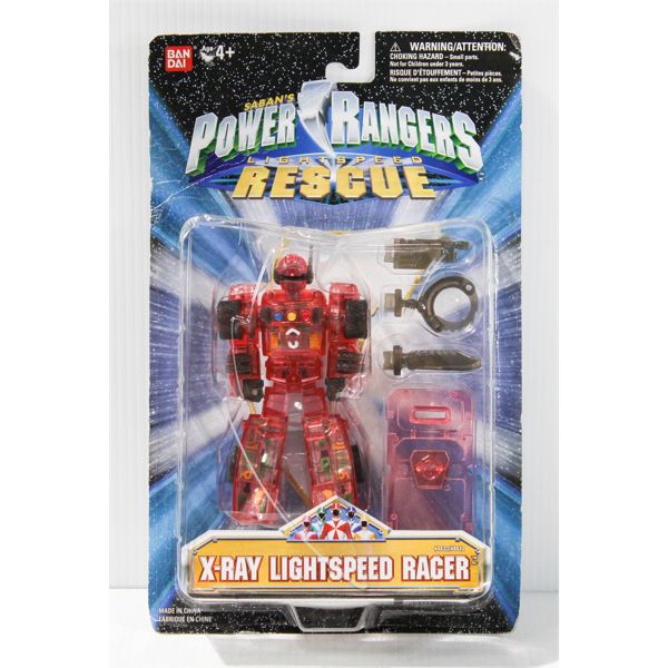 SEALED 1999 POWER RANGERS X-RAY LIGHTSPEED RACER