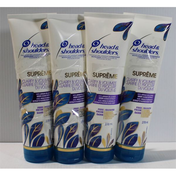 4PK HEAD & SHOULDERS SUPREME CONDITIONER