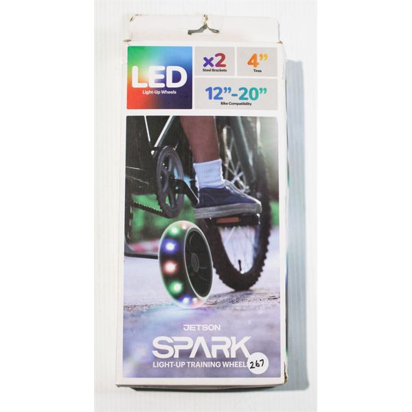 SPARK LIGHT-UP TRAINING WHEELS