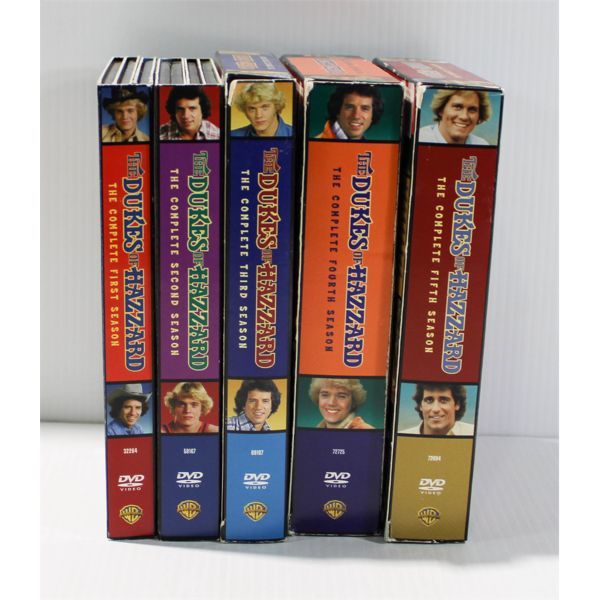 THE DUKES OF HAZZARD SEASONS 1-5 DVDS