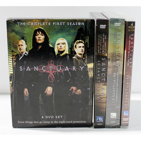 SANCTUARY SEASONS 1-4 DVDS