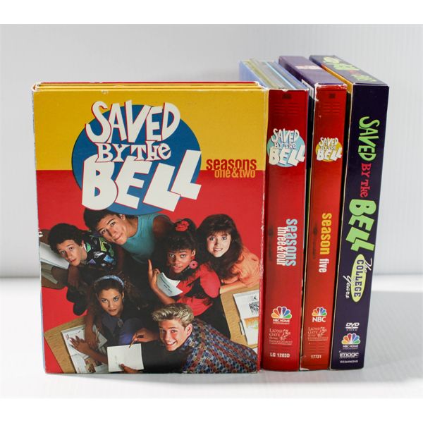 SAVED BY THE BELL SEASONS 1-5 + COLLEGE YEARS DVDS