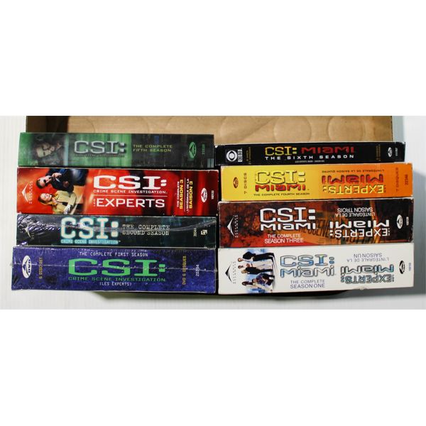 ASST. CSI/CSI MIAMI DVD SEASONS