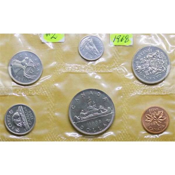 1968 PROOF CANADA MINT SEALED COIN SET