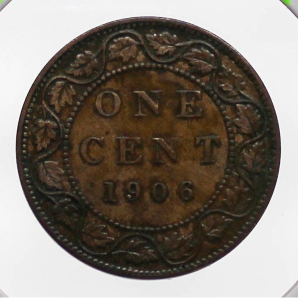 1906 CANADA KING EDW. VII LARGE PENNY