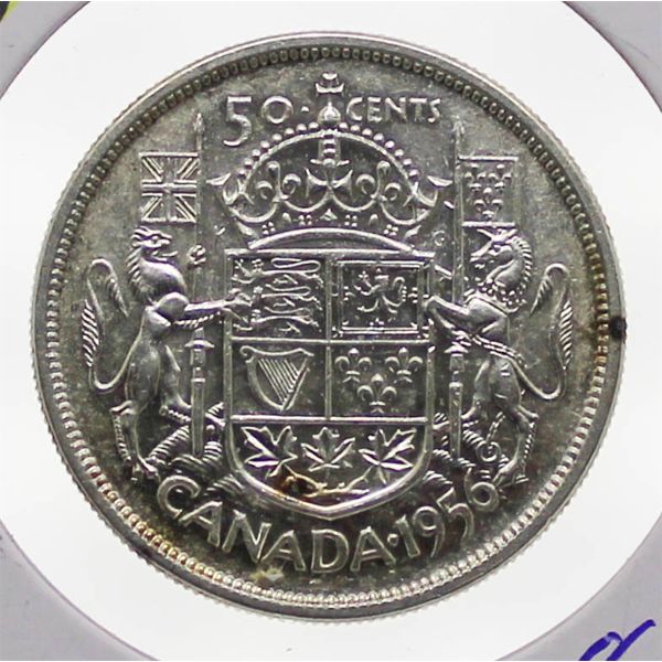 1956 CANADA SILVER HALF DOLLAR