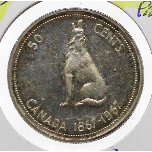 1967 WOLF PROOF SILVER HALF DOLLAR