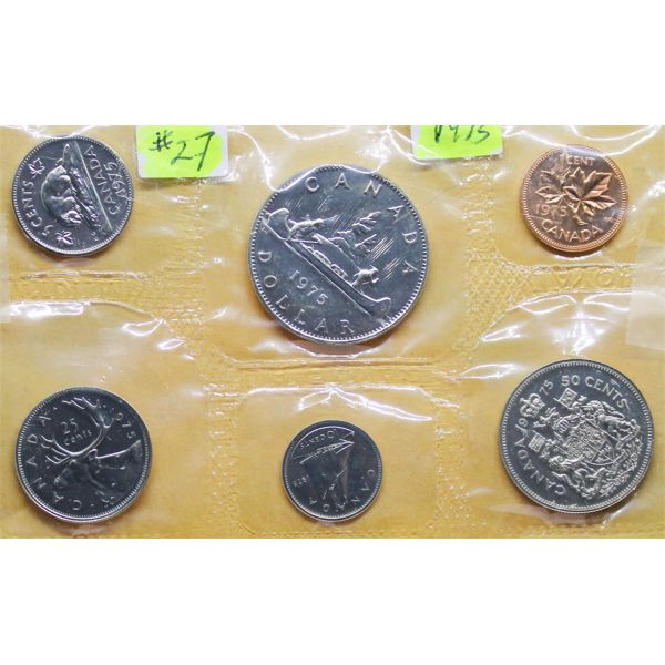 1975 PROOF CANADA MINT SEALED COIN SET
