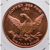 Image 2 : .999 FINE COPPER 1OZ. COIN