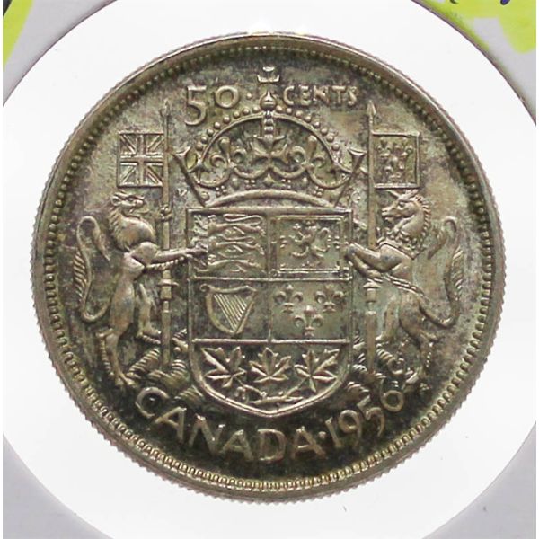 1956 CANADA SILVER HALF DOLLAR