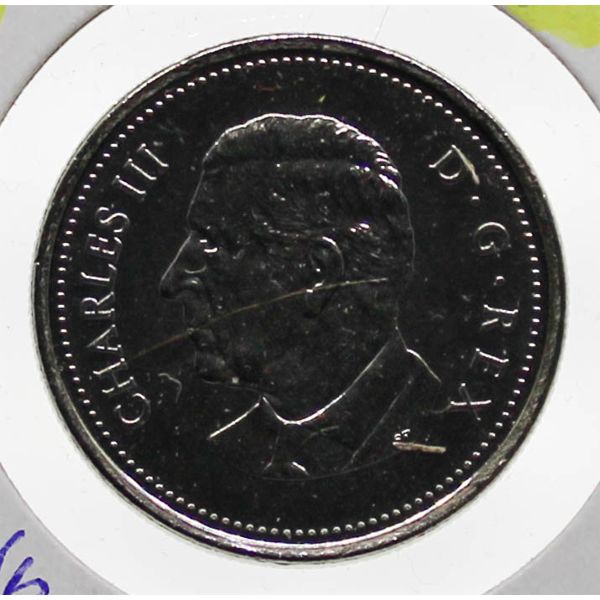 2023 PROOF  KING CHARLES III CANADA HALF DOLLAR