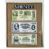 Image 1 : FRAMED OLD US (NON NEGOTIABLE) BANK NOTE COLLECTION