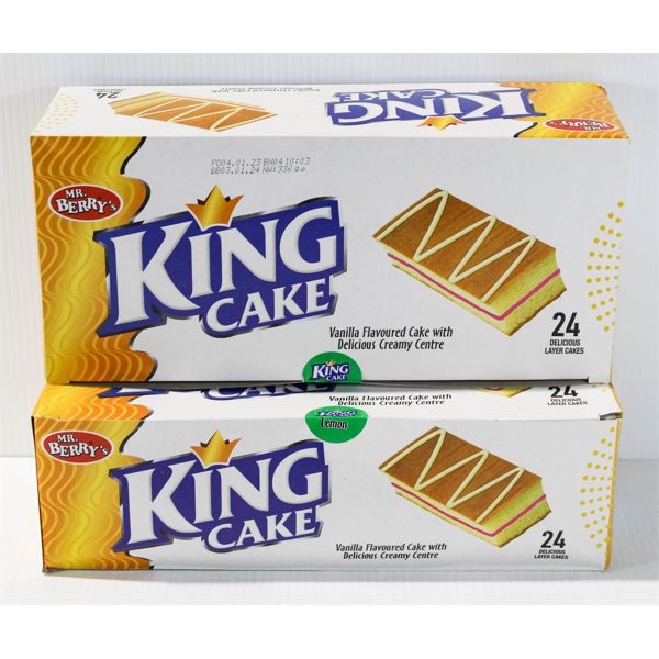 2 BXS MR. BERRY KING CAKES LEMON FILLING