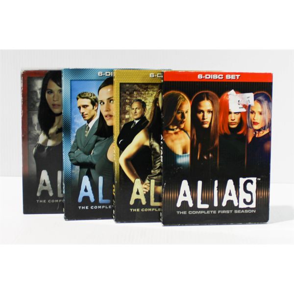 ALIAS DVDS SEASONS 1-4