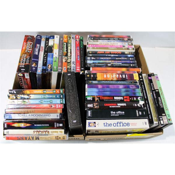 ASST DVD'S INCLUDING TO KILL A MOCKING BIRD & MORE