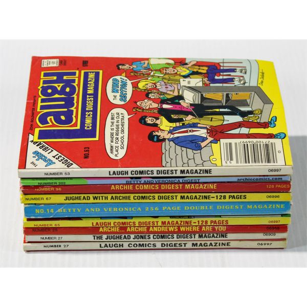 ASST. ARCHIE UNIVERSE, COMICS DIGEST MAGAZINES